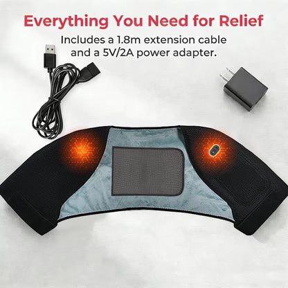 Electric Neck & Shoulder Heating Wrap – Muscle Relief Pad