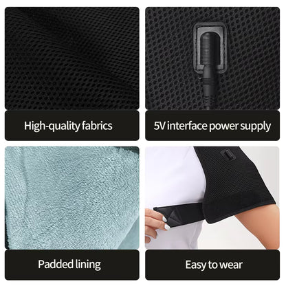Electric Neck & Shoulder Heating Wrap – Muscle Relief Pad