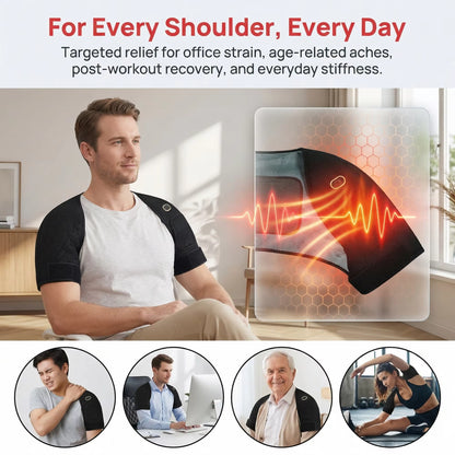 Electric Neck & Shoulder Heating Wrap – Muscle Relief Pad