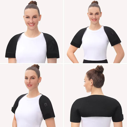 Electric Neck & Shoulder Heating Wrap – Muscle Relief Pad
