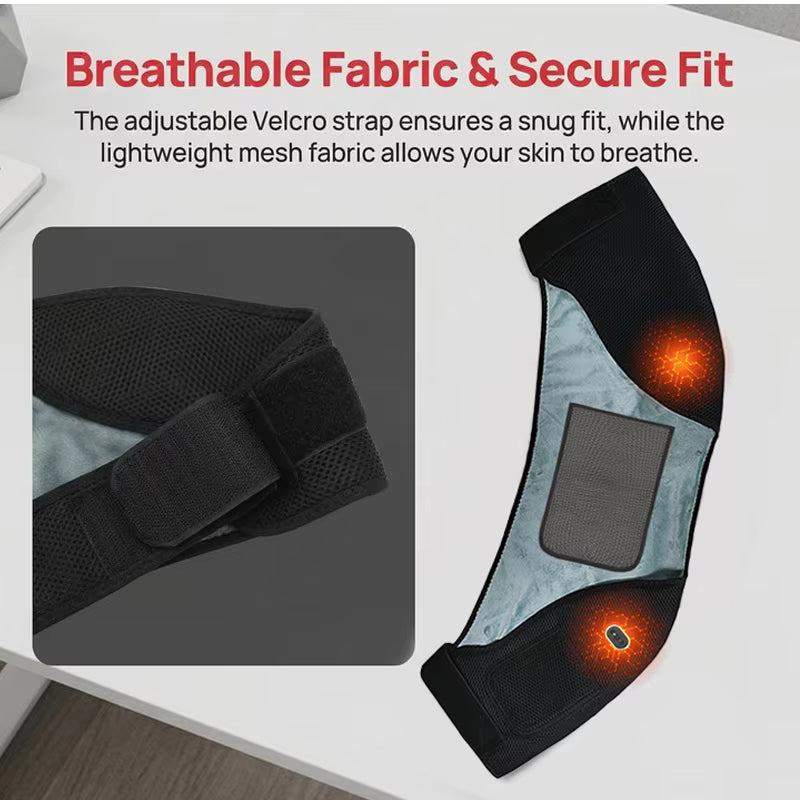Electric Neck & Shoulder Heating Wrap – Muscle Relief Pad