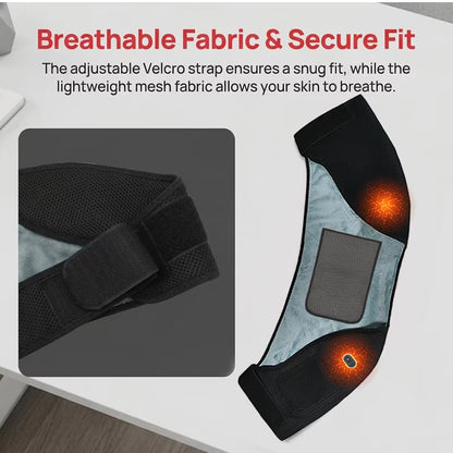 Electric Neck & Shoulder Heating Wrap – Muscle Relief Pad