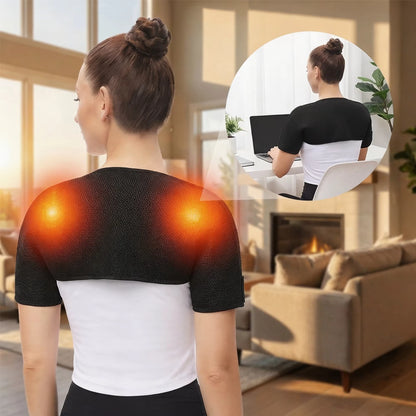 Electric Neck & Shoulder Heating Wrap – Muscle Relief Pad